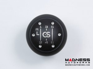 FIAT 124 Gear Shift Knob - Craven Speed - Stainless Steel w/ Black Acetal Outer Sleeve + Red Top FIAT 124 Gear Shift Knob - Craven Speed - Stainless Steel w/ Black Acetal Outer Sleeve + Red Top